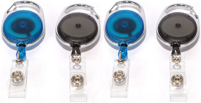 

TheFlauntStore Plastic ID Badge Holder(Pack of 4)