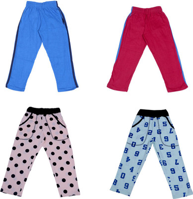 Indistar Track Pant For Boys(Multicolor, Pack of 4)