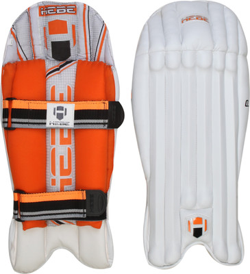 

Hebe Leg Guard Large Men's (44 - 48 cm) Wicket Keeping Pad(Orange, White, Men)