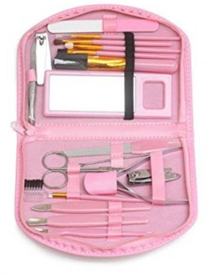 

BOLAX 18 Pcs Manicure And Makeup Kit In Leatherette Case(18 g, Set of 18)