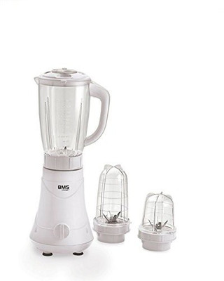 

BMS Lifestyle Blender Mixer 450 W Juicer Mixer Grinder(White, 3 Jars)