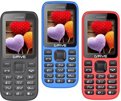 

Gfive N9 Combo of Three Mobile(Black $$ Blue & Red)