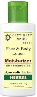 

Continent Spice Khadi Face & Body Moisturizer With Sheabutter -CS682005(210 ml)