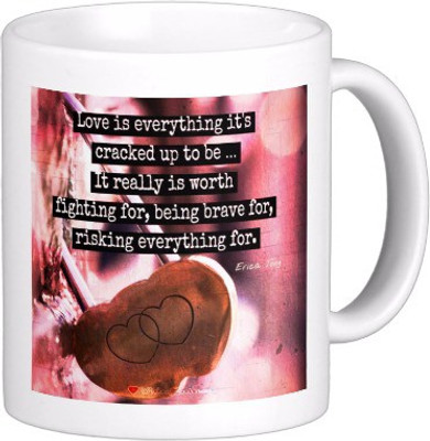 

Exoctic Silver Love Quotes 014 Ceramic Mug(300 ml), Multicolor