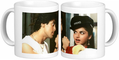 

Exoctic Silver Filmy Couple Love n Anniversary X Salman n Bhagyashree in MPK Ceramic Mug(300 ml, Pack of 2), Multicolor