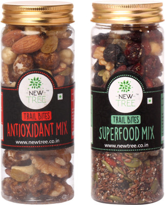

New Tree Antioxidant Trail Mix & Superfood Trail Mix(310 g, Plastic Bottle)