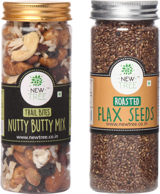 

New Tree Flax And Nutty Butty Trail Mix(290 g, Plastic Bottle)
