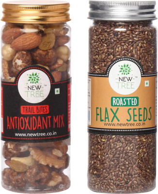 

New Tree Flax And Antioxidant Trail Mix(290 g, Plastic Bottle)