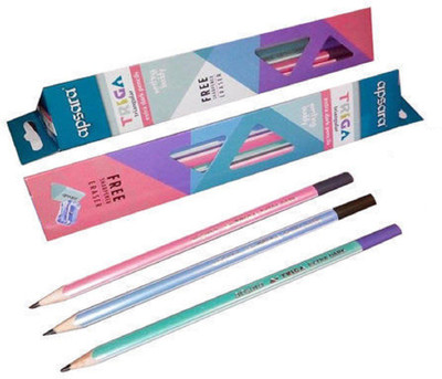 

Apsara Triangular001 Pencil(Set of 5, Multicolor)
