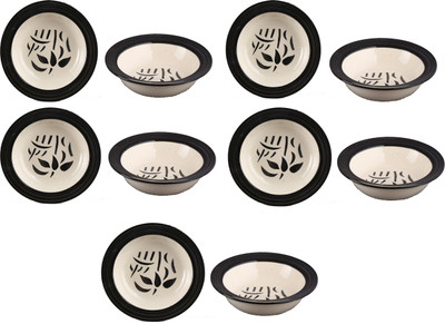 

Caffeine Black Imperial Plate(Pack of 10)