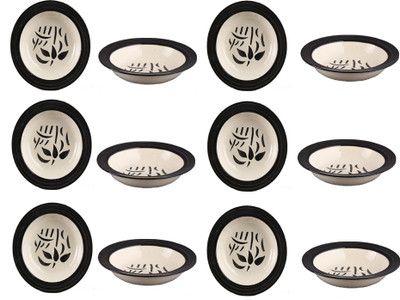 

Caffeine Black Imperial Plate(Pack of 12)