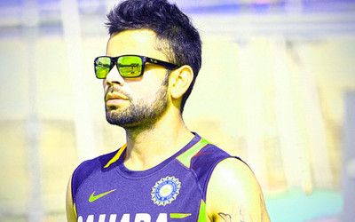 

KumkumArts Virat Kohli Poster 12 x 18 Inch HD Quality Material Gloss Paper Paper Print(18 inch X 24 inch, Rolled)