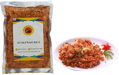 

Emazing Gourmet Preservative Free Dehydrated Food SCHEZWAN RICE (Pack of 2) 150 g