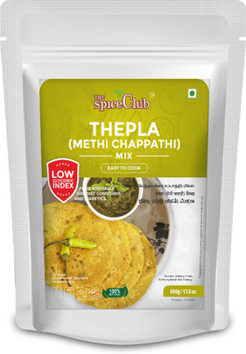 

The Spice Club Thepla (Methi Chappathi) Mix ( Low GI, 100 % Natural, Gluten Free & Diabetics Friendly Food) - 500 g