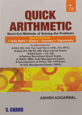 Quick Arithmetic: Short -Cut Methods Of Solving The Problems(Paperback, ashish aggarwal)