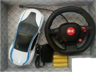 

P17 collection Remote Control Racing Car With Steering(Multicolor)