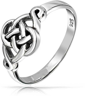 

Bling Jewelry Sterling Silver Sterling Silver Plated Ring, Grey
