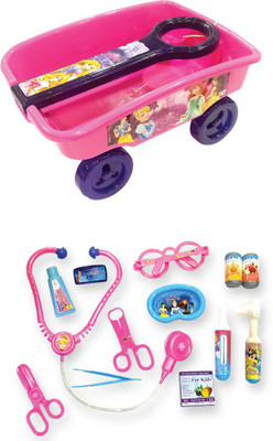

Disney combo of doctor set & toy wagon