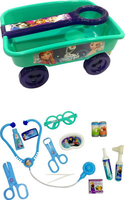 

Disney combo of doctor set & toy wagon