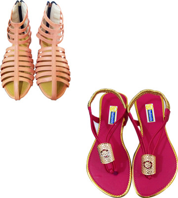 

Fashionitz Women Peach::Pink Casual