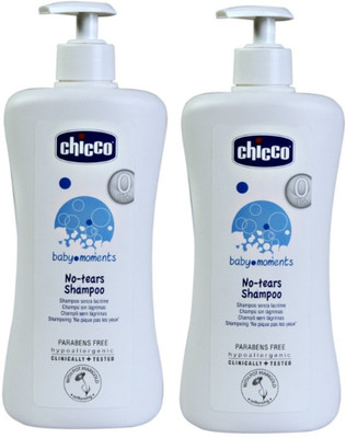 

Chicco 500 ml no dear baby shampoo set of 2(500 ml)