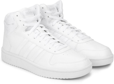 

ADIDAS HOOPS 2.0 MID W Basketball Shoes For Women(White, Ftwwht/ftwwht/greone