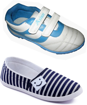

Asian women's casual shoes combo pack of 2 Casuals For Women(Multicolor