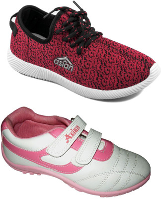 

Asian women's casual shoes combo pack of 2 Casuals For Women(Multicolor
