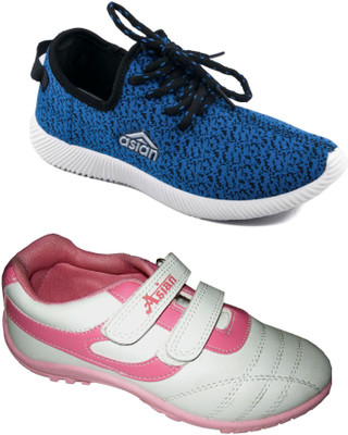 

Asian women's casual shoes combo pack of 2 Casuals For Women(Multicolor