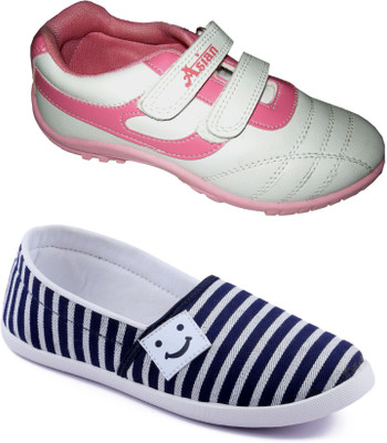 

Asian women's casual shoes combo pack of 2 Casuals For Women(Multicolor