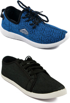 

Asian women's casual shoes combo pack of 2 Casuals For Women(Multicolor