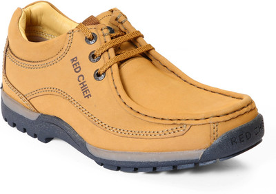RED CHIEF Red Chief Rust Genuine Leather Outdoor Casual Shoes For Men's-RC2104 022 Outdoors For Men(Brown)