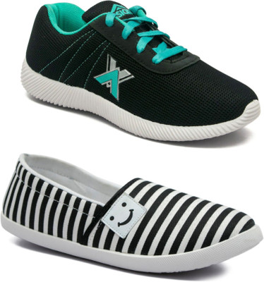 

Asian women's casual shoes combo pack of 2 Casuals For Women(Multicolor