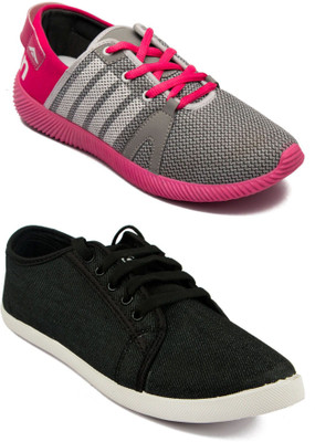 

Asian women's casual shoes combo pack of 2 Casuals For Women(Multicolor