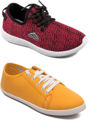 

Asian women's casual shoes combo pack of 2 Casuals For Women(Multicolor