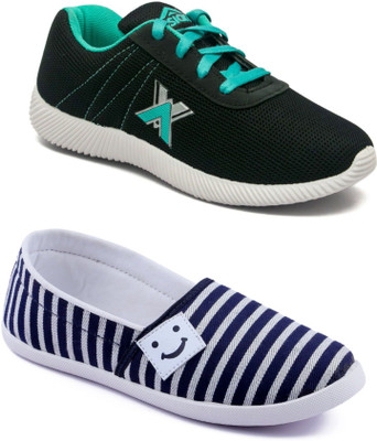 

Asian women's casual shoes combo pack of 2 For Women(Multicolor