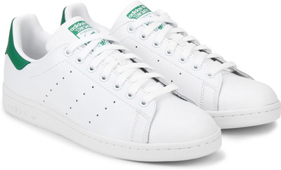 

ADIDAS ORIGINALS STAN SMITH W Sneakers For Women(White, Green, Ftwwht/ftwwht/green