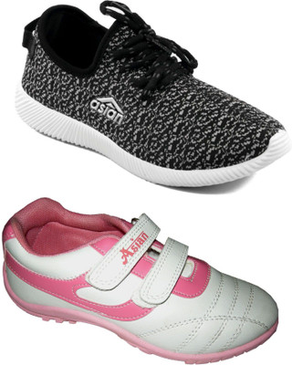 

Asian women's casual shoes combo pack of 2 Casuals For Women(Multicolor
