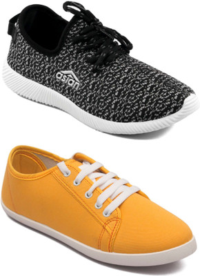 

Asian women's casual shoes combo pack of 2 Walking Shoes For Women(Multicolor