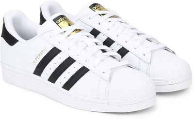 

ADIDAS ORIGINALS SUPERSTAR W Sneakers For Women(Black, White, Ftwwht/cblack/ftwwht