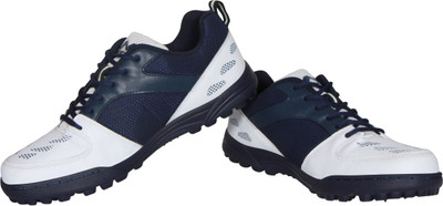 

Nivia Caribean Cricket Shoes For Men(White, Blue