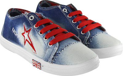 

BELLA TOES Women's Blue Red Sneakers Shoes Sneakers For Women(Blue, Red