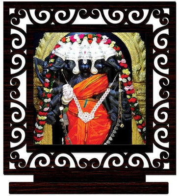 Crazyink panchamukhi hanuman black Showpiece - 10 cm(Wooden, Multicolor) available at flipkart for Rs.349