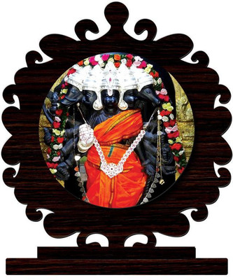 Crazyink panchamukhi hanuman black Showpiece - 10 cm(Wooden, Multicolor) available at flipkart for Rs.349