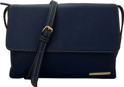 

LAPIS-O- LUPO Women Casual Blue PU Sling Bag