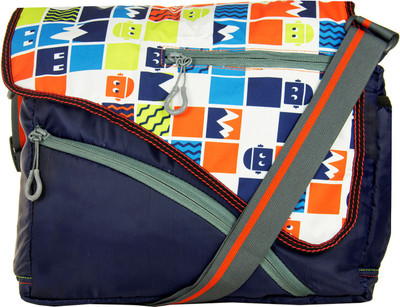 

JG Shoppe Men & Women Casual Blue Nylon Messenger Bag