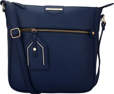 

LAPIS-O- LUPO Women Casual Blue PU Sling Bag