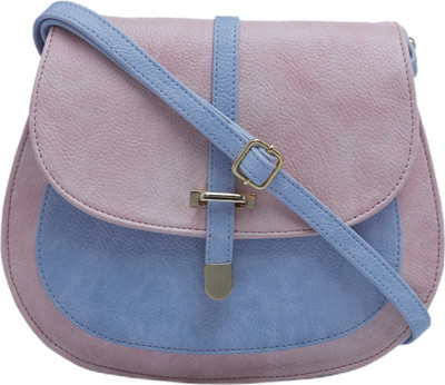 

ESBEDA Women Casual Pink, Blue PU Sling Bag, Blue;pink