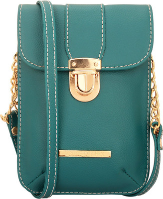 

LAPIS-O- LUPO Women Casual Green PU Sling Bag