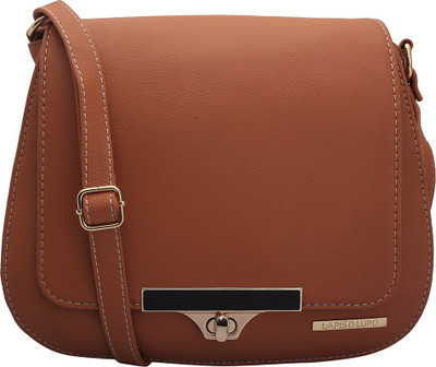 

LAPIS-O- LUPO Women Casual Brown PU Sling Bag